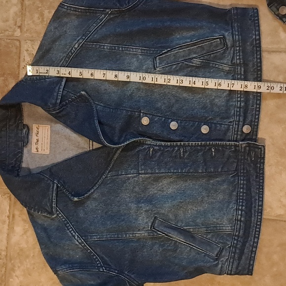 FREE PEOPLE NOW OR NEVER DENIM JACKET SIZE S - Picture 11 of 12